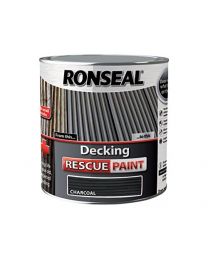 Ronseal DRPCH25L 2.5 Litre Decking Rescue Paint - Charcoal