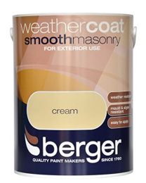 Berger Weathercoat Smooth Masonry 5L Magnolia