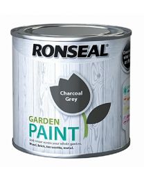 Ronseal RSLGPCG750 Garden Paint Charcoal, Grey, 750 ml
