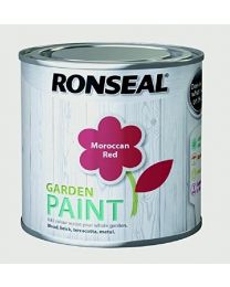 Ronseal RSLGPMR750 Garden Paint, Moroccan Red, 750 ml
