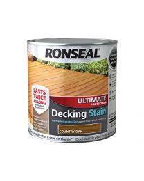 Ronseal UDSCO25L 2.5 Litre Ultimate Protection Decking Stain - Oak
