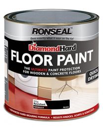 Ronseal Diamond Hard Floor Paint 750ml Black