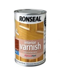 Ronseal RSLIVSMO250 250ml Quick Dry Satin Interior Varnish - Medium Oak