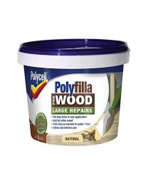 Polycell 5207194 Polyfilla 2 Part Wood Filler, 750 g, Natural (Pack of 2)