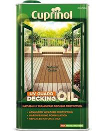 Cuprinol UV Guard Decking Oil Natural Cedar 5L
