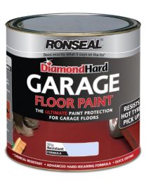 Ronseal DHGFPB25L 2.5L Diamond Hardgarage Floor Paint - Steel Blue
