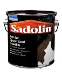 Sadolin Superdec Satin Opaque Wood Protection Black 1 Litre