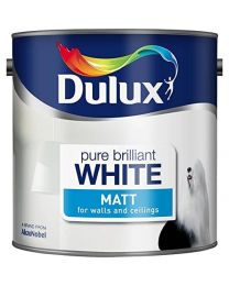 Dulux Matt Paint, 3 L - Pure Brilliant White