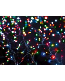 Premier Set of 18.7m 750 Multi Coloured Multi Action Treebright Christmas Lights for a 1.8m Tree
