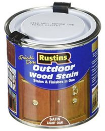 Outdoor Wood Satin Stain - Light Oak - 250ml