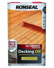 Ronseal RSLUDONP5L 5L Ultimate Protection Decking Oil - Natural Pine