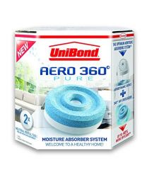 UniBond Aero 360 Moisture Absorber Neutral Refill Tabs, Pack of 2