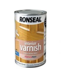Ronseal RSLIVSAS750 750ml Quick Dry Satin Interior Varnish - Ash