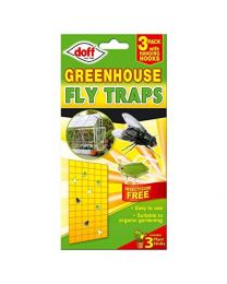 Doff Greenhouse Insecticide Free Fly Traps (3 Pack)