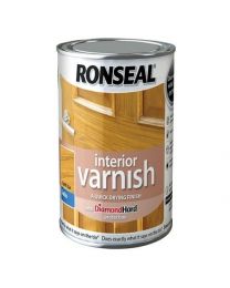 Ronseal RSLIVSLO750 750ml Quick Dry Satin Interior Varnish - Light Oak