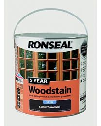 Ronseal 5 Year Woodstain 2.5L Smoked Walnut