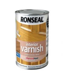 Ronseal RSLIVSFO750 750ml Quick Dry Satin Interior Varnish - French Oak