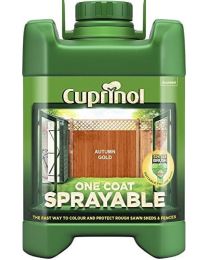 Cuprinol 5L Spray Fence Treatment Autumn Gold
