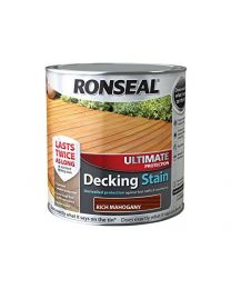 Ronseal UDSRM25L 2.5 Litre Ultimate Protection Decking Stain - Mahogany