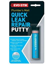 Evo-Stik 30812665 50 g Plumbers Mait Quick Leak Repair Putty Sealant - Brown
