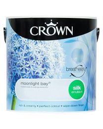 Crown Breatheasy Emulsion Paint - Silk - Moonlight Bay - 2.5L