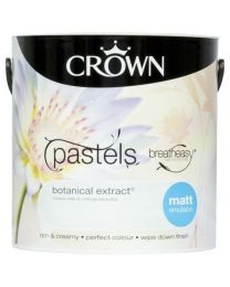 Crown Breatheasy Emulsion Paint - Matt - Botanical Extract - 2.5L