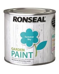 Ronseal RSLGPSS25L Garden Paint, Summer Sky, 2.5 Litre