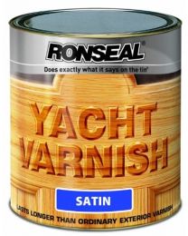 Ronseal YVS250 250ml Exterior Yacht Varnish Satin