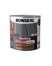 Ronseal DRPC25L 2.5 Litre Decking Rescue Paint - Chestnut