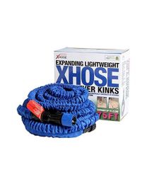 New XHOSE 75ft Expandable Garden Hose To 3 Times Its Size Auto Retract Non Kink