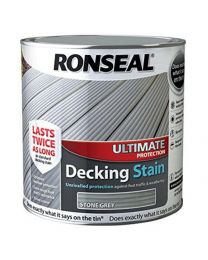 Ronseal RSLUDSSG25L 2.5L Ultimate Protection Decking Stain - Stone Grey