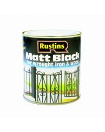Rustins BLAM250 250ml Paint - Matt Black