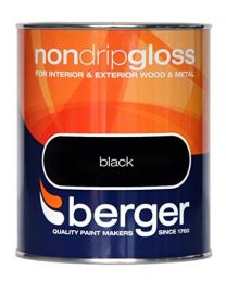 Berger Non Drip Gloss 750ml Bitter Chocolate