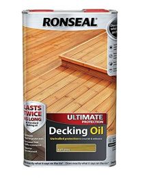 Ronseal RSLUDON5L 5L Ultimate Protection Decking Oil - Natural