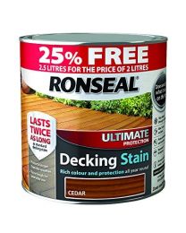 Ronseal RSLUDSC25L 2.5L Ultimate Protection Decking Stain - Charcoal