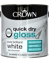 Berger Quick Dry Gloss 2.5L Brilliant White