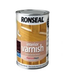 Ronseal RSLIVSWN750 750ml Quick Dry Satin Interior Varnish - Walnut