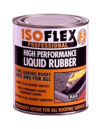 Ronseal ILR4L Isoflex Liquid Rubber Black 4.25 Litre