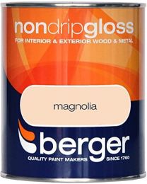 Berger Non Drip Gloss 750ml Magnolia