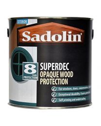 Sadolin Superdec Opaque Wood Protection 2.5L - Black - Gloss