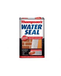 2 x Thompsons Water Sealer Waterproofer & Protector Brick Concrete Wood 5 Litre