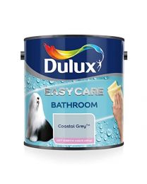Dulux Easycare Bathroom Plus Soft Sheen Paint, Coastal Grey, 2.5 Litre