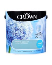 Crown Breatheasy Emulsion Paint - Matt - Tropical Ocean - 2.5L