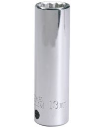 Draper Expert 13mm 3/8 Inch Square Drive Hi-Torq® 12 Point Deep Socket