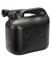 Draper 5L Plastic Fuel Can - Black