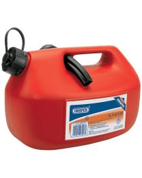 Draper 5L Plastic Fuel Can - Red