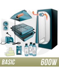 600W Indoor Aeroponic Kit + Grow Box - BASIC
