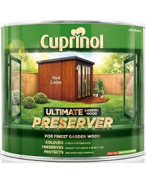 Cuprinol CUPGWPRERC4L 4L Ultimate Garden Wood Preserver - Red Cedar