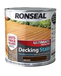 Ronseal Ultimate Protection Decking Stain - 5 Litre (5L) - Walnut