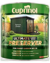 Cuprinol CUPGWPRESG1L 1L Ultimate Garden Wood Preserver - Spruce Green